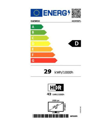 Daewoo 40DM95FV: Votre expérience Full HD sur écran QLED 40 pouces de qualité supérieure