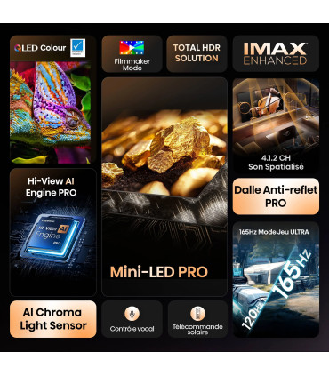 Découvrez le Hisense 55U8Q 4K UHD QLED - L'ultime expérience télévisuelle de 55"