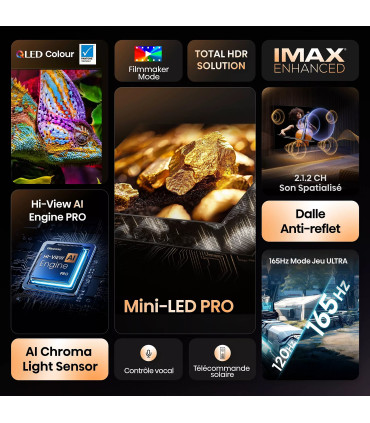 Hisense 85U7Q PRO : Immersion totale avec cet écran QLED 4K UHD de 85"