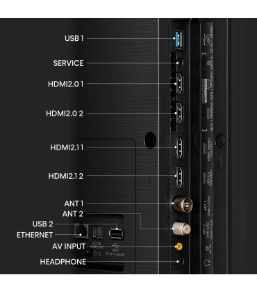 Hisense 85UXKQ 85 TV 4K UHD QLED - Qualité d'image époustouflante