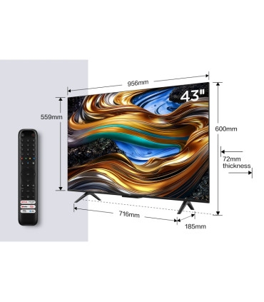 Découvrez la magie 4K avec le TCL 43P755 LED UHD de 43 pouces