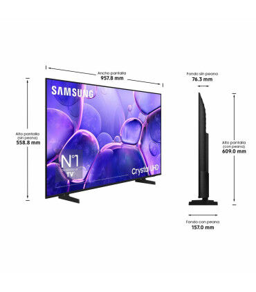 Samsung TU43U8005FUX 43" : L'expérience 4K Crystal UHD QLED ultime