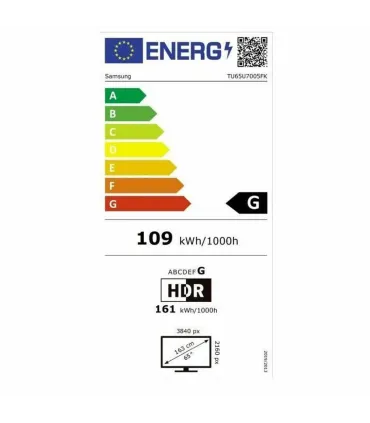 Samsung TU65U7005F 65" : Découvrez la magie du 4K Crystal UHD LED