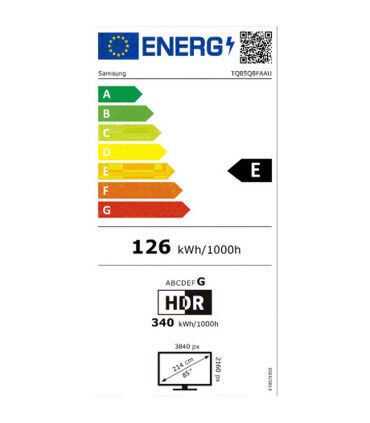 Samsung TQ85Q8FAAUXXC 85" 4K UHD QLED: Votre cinéma maison en ultra haute définition