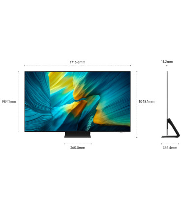 Découvrez la magie visuelle avec Samsung TQ77S95F 77" 4K UHD OLED