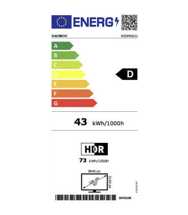 Découvrez la clarté 4K avec le Daewoo 50DM56UV UHD LED de 50 pouces