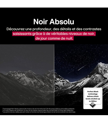 Découvrez la clarté 4K avec le LG OLED55G54LW.AEU 55" UHD OLED