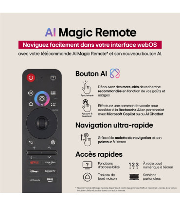 Découvrez la clarté 4K avec le LG OLED55G54LW.AEU 55" UHD OLED