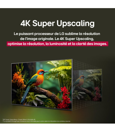 Découvrez l'expérience cinéma à domicile avec le LG 86NANO81A6A.AEU 4K UHD NanoCell