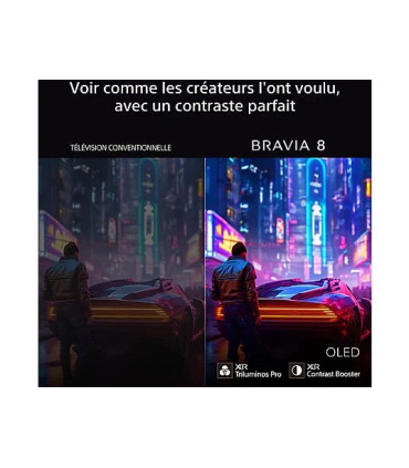 Découvrez la magie visuelle avec Sony Bravia 65" 4K UHD OLED 8 K65XR80PAEP