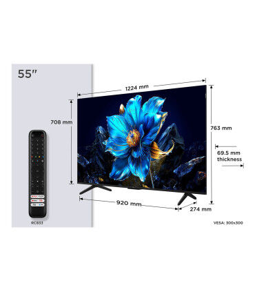 Découvrez la magie de l'Ultra HD avec le TCL 55P7K QLED 55 pouces 4K