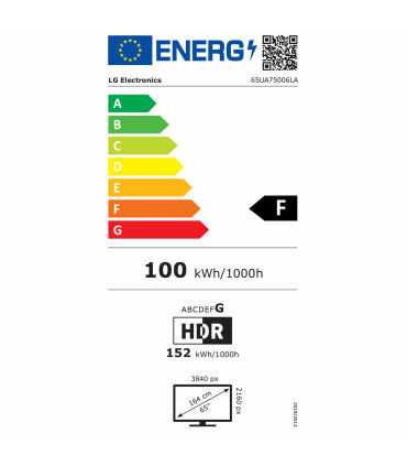 Découvrez la qualité supérieure avec LG 65UA75006LA.AEU 65" 4K UHD LED