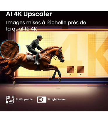 Découvrez l'expérience 4K avec le Hisense 50A7Q QLED de 50 pouces