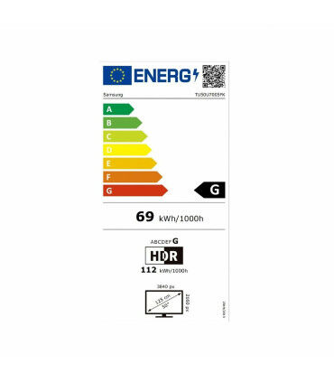Samsung TU50U7005FKXXC 50" 4K: L'expérience UHD LED Crystal en grand format