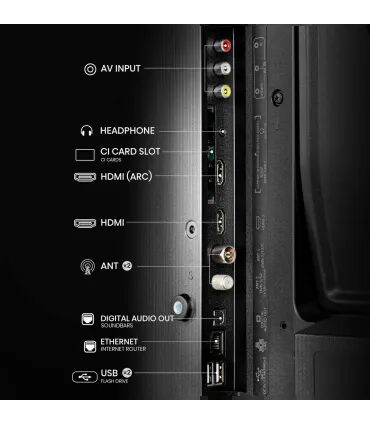Hisense 32A4N 32 TV LED HD - Divertissement Intelligent