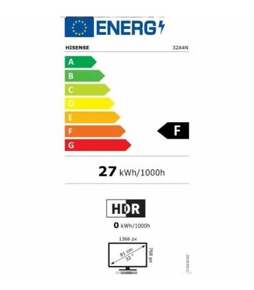 Hisense 32A4N 32 TV LED HD - Divertissement Intelligent