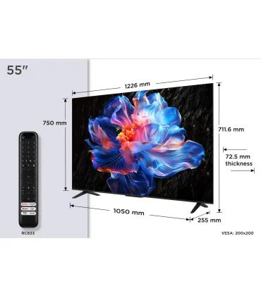 Découvrez la magie du 4K avec TCL 55P6K UHD LED, écran de 55 pouces