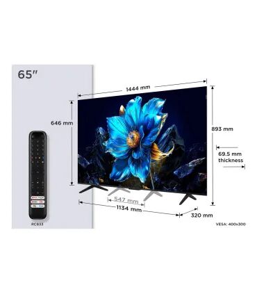 Découvrez le TCL 65P7K 65" 4K UHD QLED pour une expérience TV inégalée