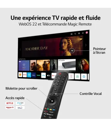 LG 86QNED91T Téléviseur 4K UHD QNED - Cinéma Maison Immersif