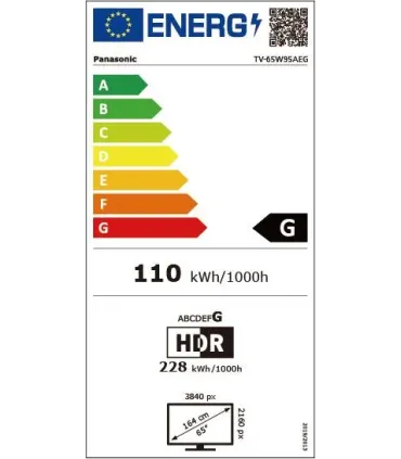 Panasonic TV65W95AEG 65" : Immersion 4K UHD QLED à couper le souffle