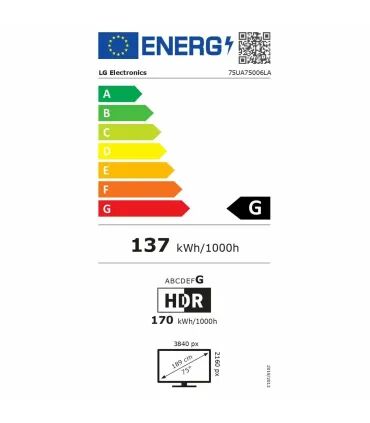 Découvrez le monde en grand avec LG 75UA75006LA 75" 4K UHD LED