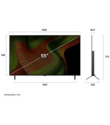 Découvrez le LG 55B56LA : OLED, 4K UHD, 55 pouces pour une expérience TV ultime