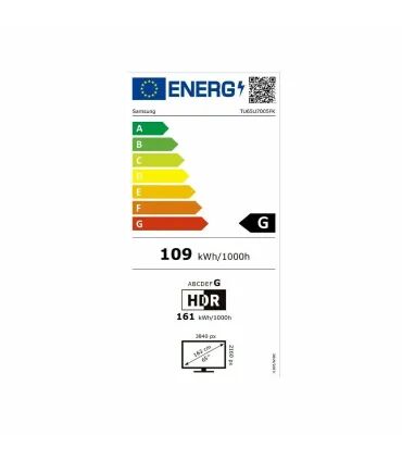 Profitez au maximum de vos films avec le Samsung 65" TU65U7005F, 4K Crystal UHD LED