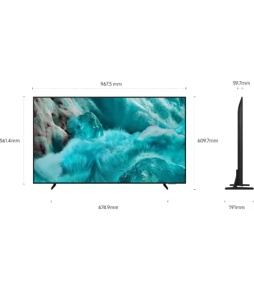 Découvrez le Samsung TQ43Q7F 43" 4K UHD QLED pour une expérience visuelle inégalée