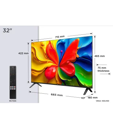 Découvrez le dernier TCL 32S4K 32" HD QLED pour une expérience visuelle époustouflante