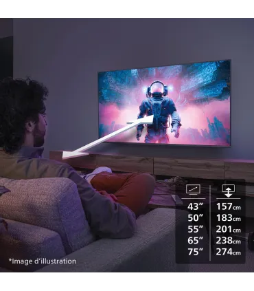Découvrez la qualité supérieure du Philips 43PUS7800/12 43" 4K UHD QLED