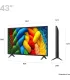 Téléviseur LG 43NANO80A6BAEU : immersion totale en 4K UHD NanoCell