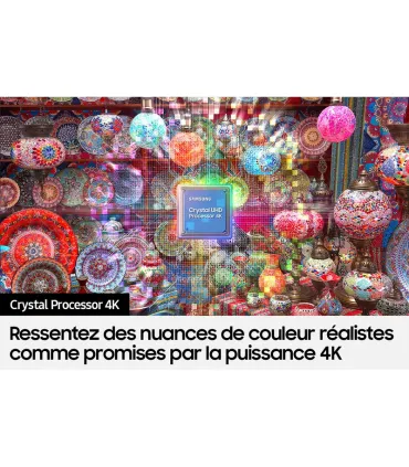 Téléviseur Samsung 4K Crystal UHD LED 43" - Qualité d'image incroyable