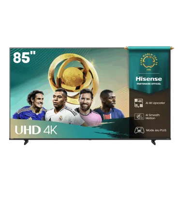 Hisense 85A6Q : Immergez-vous dans des images UHD époustouflantes avec cet écran LED de 85 pouces