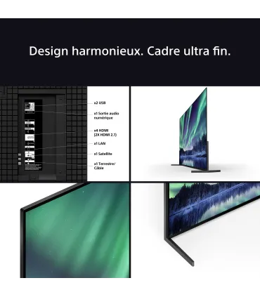 Téléviseur Sony Bravia 8 II K55XR8M25BP 55" QD-OLED UHD 4K - Une expérience visuelle exceptionnelle