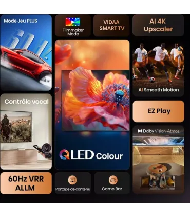 TV Hisense 75A7Q 75" 4K QLED Smart TV HDR Ultra Haute Définition