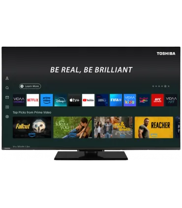 Profitez de l'immersion totale avec Toshiba 50QV3F63DG 4K UHD QLED en 50"