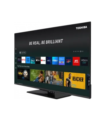 Profitez de l'immersion totale avec Toshiba 50QV3F63DG 4K UHD QLED en 50"