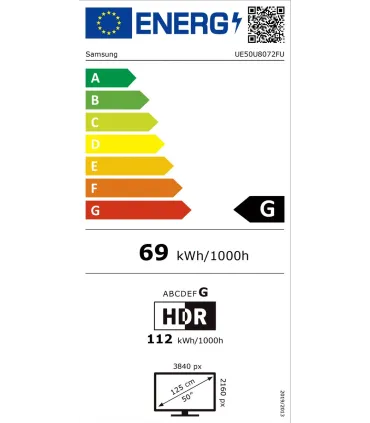 Samsung UE50U8072F 50" 4K UHD LED - L'expérience Crystal Clear à domicile