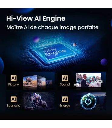 Découvrez la qualité 4K avec la Hisense 50E8Q 50" MiniLED UHD