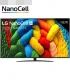 Découvrez la magie visuelle avec LG 75NANO81A6A.AEU 75" 4K UHD NanoCell