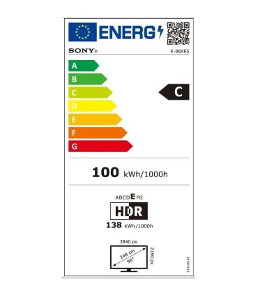 Sony Bravia 5 K98XR55BP 98" 4K UHD MiniLED: L'immersion cinéma à domicile