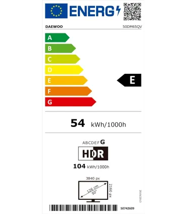 Découvrez l'expérience 4K avec le Daewoo 50DM56QV 50" UHD LED