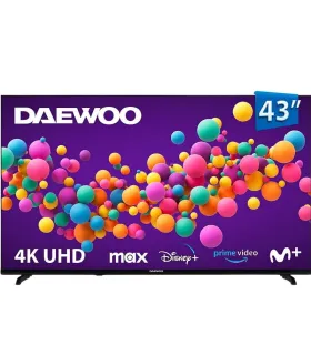 Profitez de l'expérience immersive avec Daewoo 43DM56QV 4K UHD QLED 43"