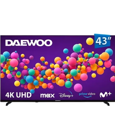 Profitez de l'expérience immersive avec Daewoo 43DM56QV 4K UHD QLED 43"
