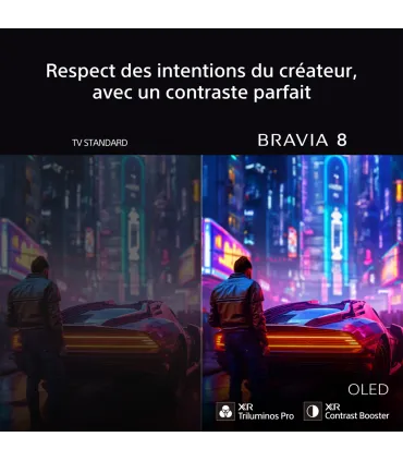 Découvrez le Sony Bravia 8A K77XR8APAEP 77" 4K UHD OLED pour une expérience ultime