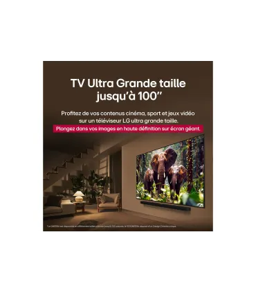 Découvrez le LG 100QNED86A6 : 100" 4K UHD QNED de qualité exceptionnelle