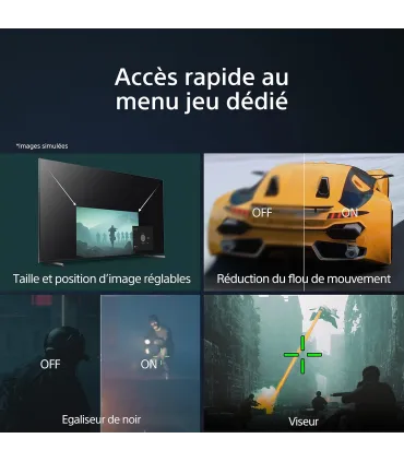 Sony Bravia KD-65X75WL 65" 4K UHD LED – Smart TV, Google TV, HDR, 4K X-Reality PRO | Prix, Avis & Livraison Rapide