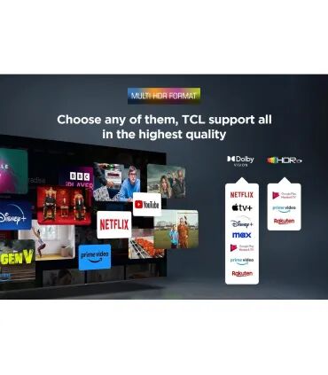 TCL 75P8K 75" 4K UHD QLED TV – Smart TV, HDR10+, Dolby Audio, Wi‑Fi | Prix & Avis France