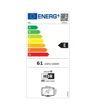 TCL 55P61K 55" 4K UHD LED – TV 4K HDR, Smart TV Android, Wi‑Fi, HDMI – Meilleur prix et avis