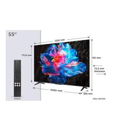 TCL 55P61K 55" 4K UHD LED – TV 4K HDR, Smart TV Android, Wi‑Fi, HDMI – Meilleur prix et avis